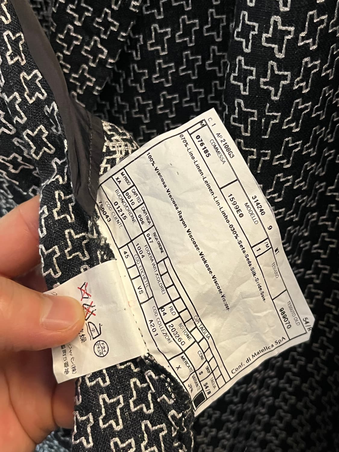 Armani Collezioni 린넨 실크 블레이저 54R 상품이미지7