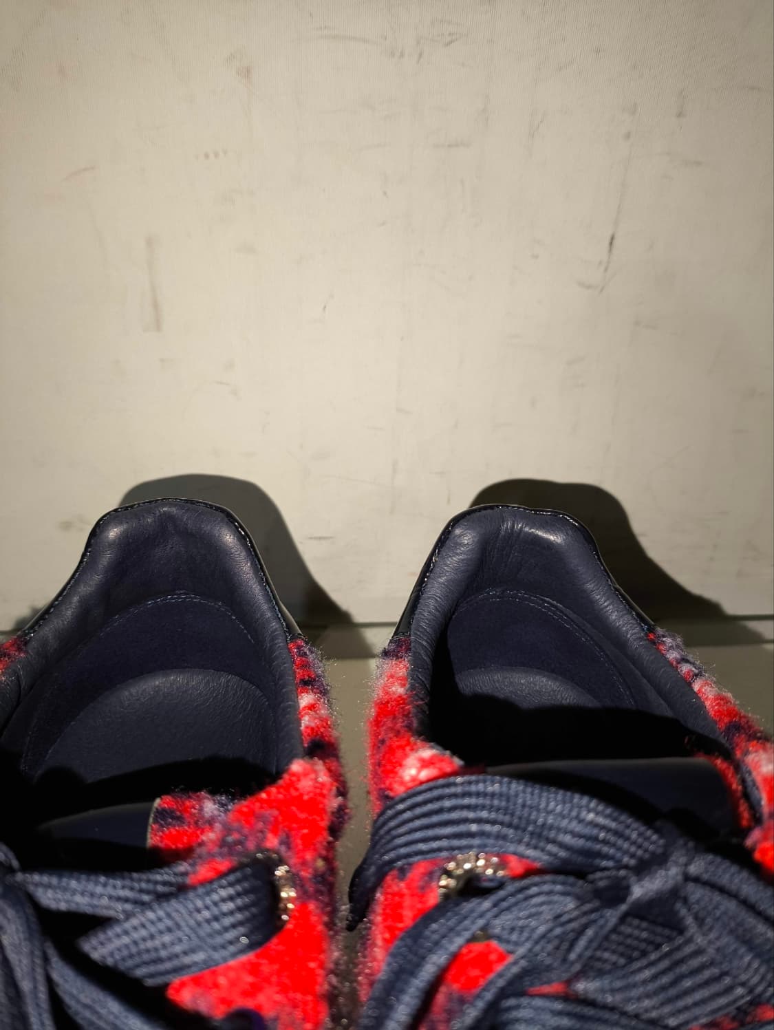 370 240mm 슈콤마보니 타탄체크 아이콘 스니커즈 상품이미지5