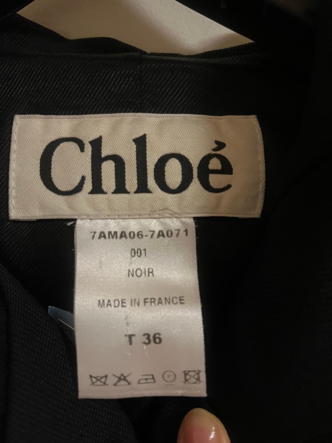 Chloe 블랙 후드 아우터 상품이미지4