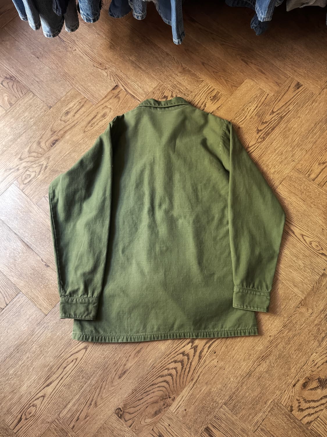 [S]70's 오리지널 U.S ARMY OG-107 밀리터리 셔츠 상품이미지6