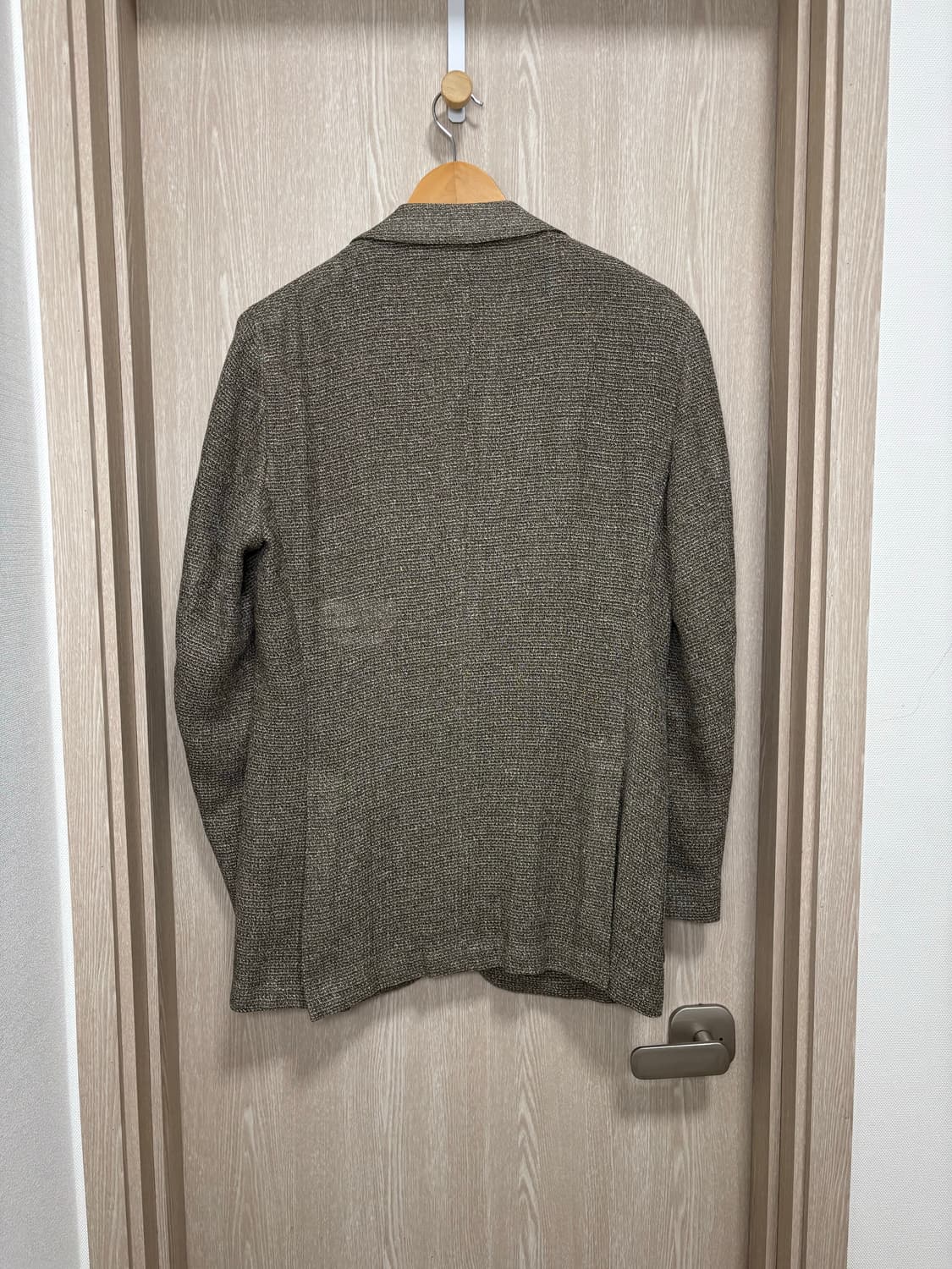 새상품급)수트서플라이 실크린넨 Ferla 하바나 슬림핏 블레이저46사이즈 상품이미지3