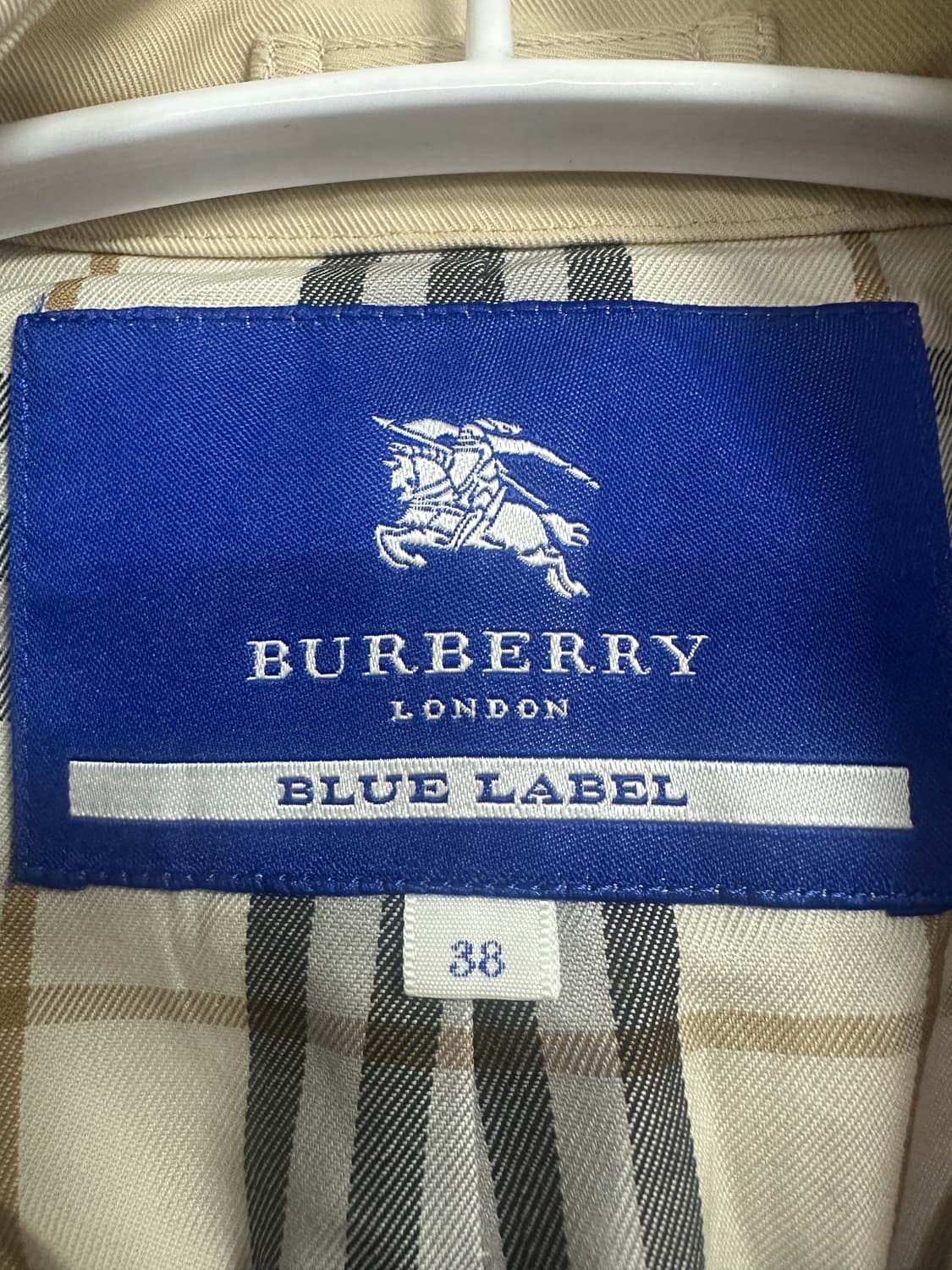 버버리 블루라벨 더블  코트 상품이미지3