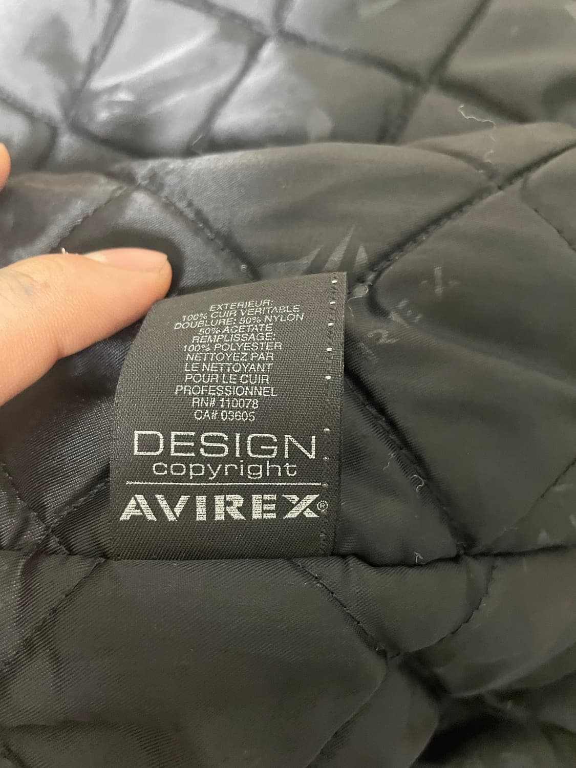 아비렉스 레더다운봄버 상품이미지4