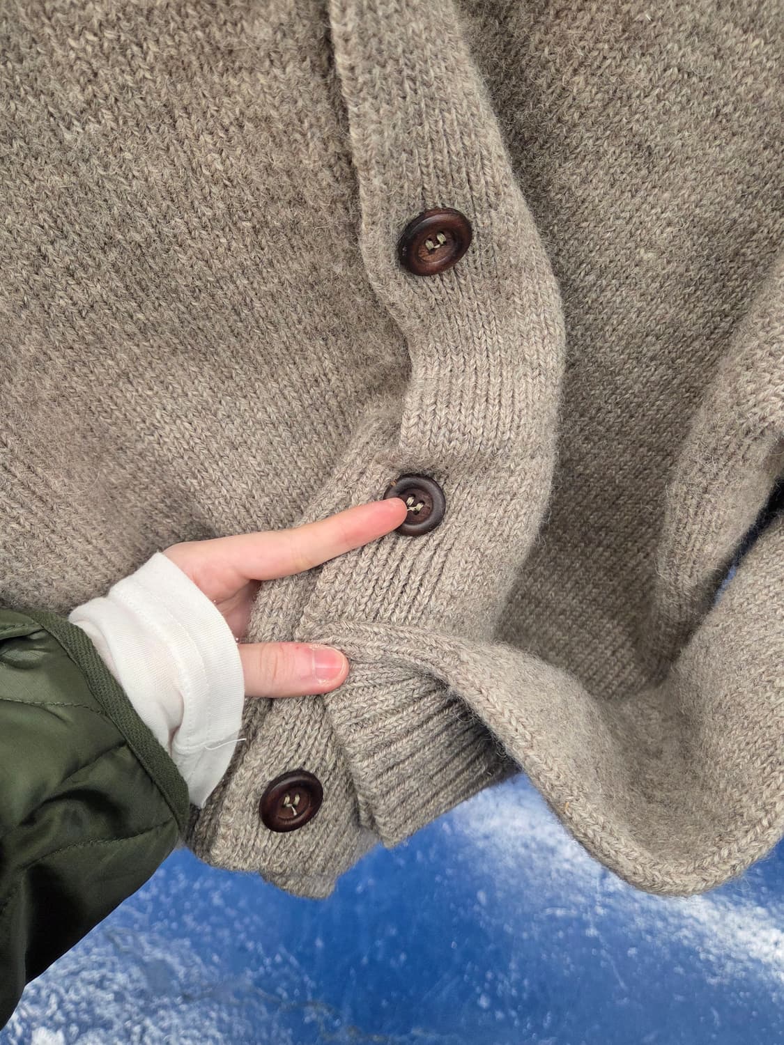 Kerry woolen 케리 울른 밀즈 가디건 상품이미지5