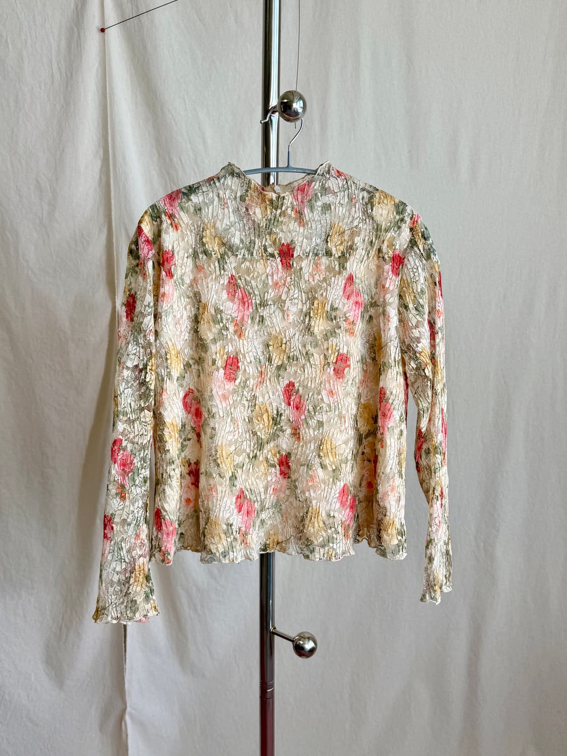 플라워 레이스 블라우스 (JPN) 상품이미지4