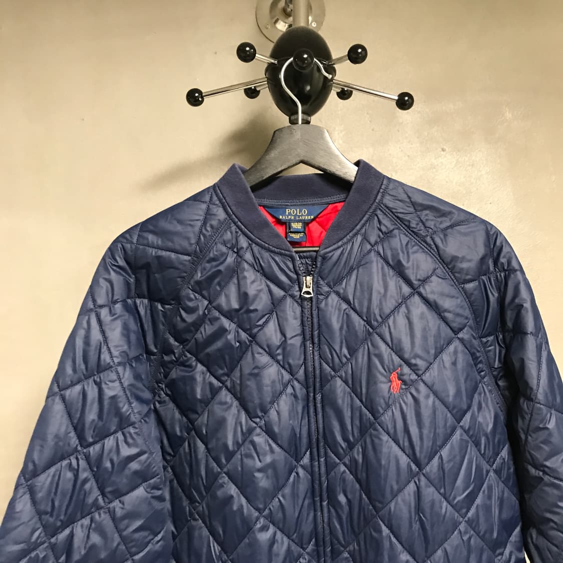 폴로 랄프로렌 퀄팅 자켓 네이비 XL18-20 상품이미지2