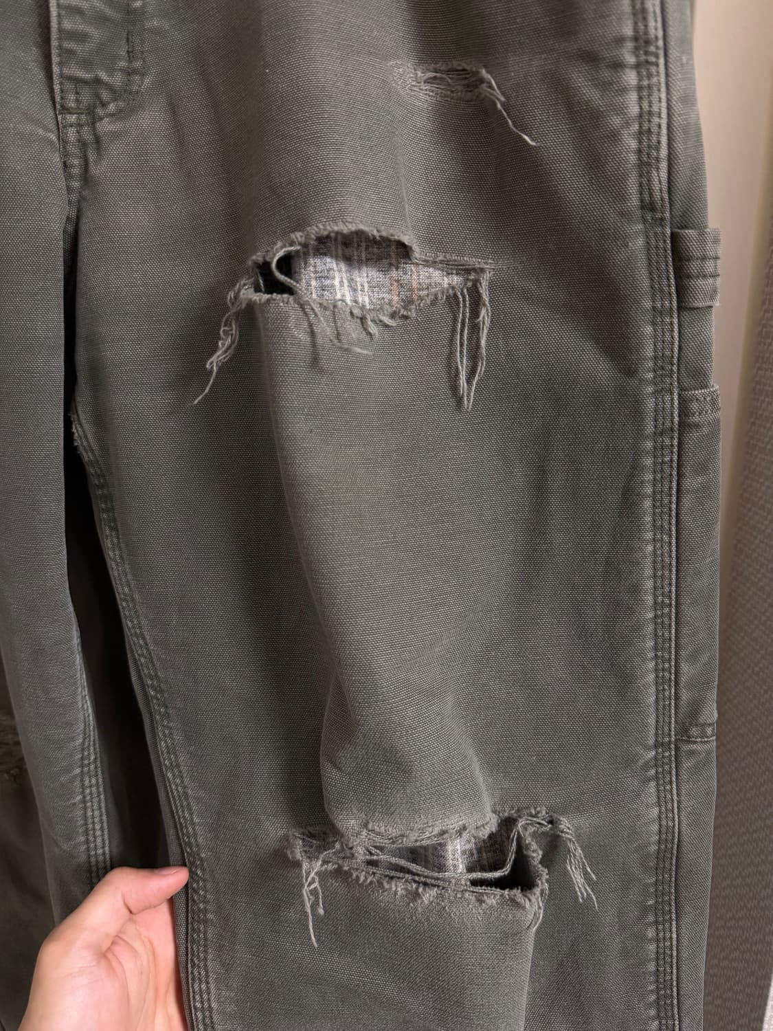 킬하트 00s 카펜터 팬츠 카키 상품이미지2