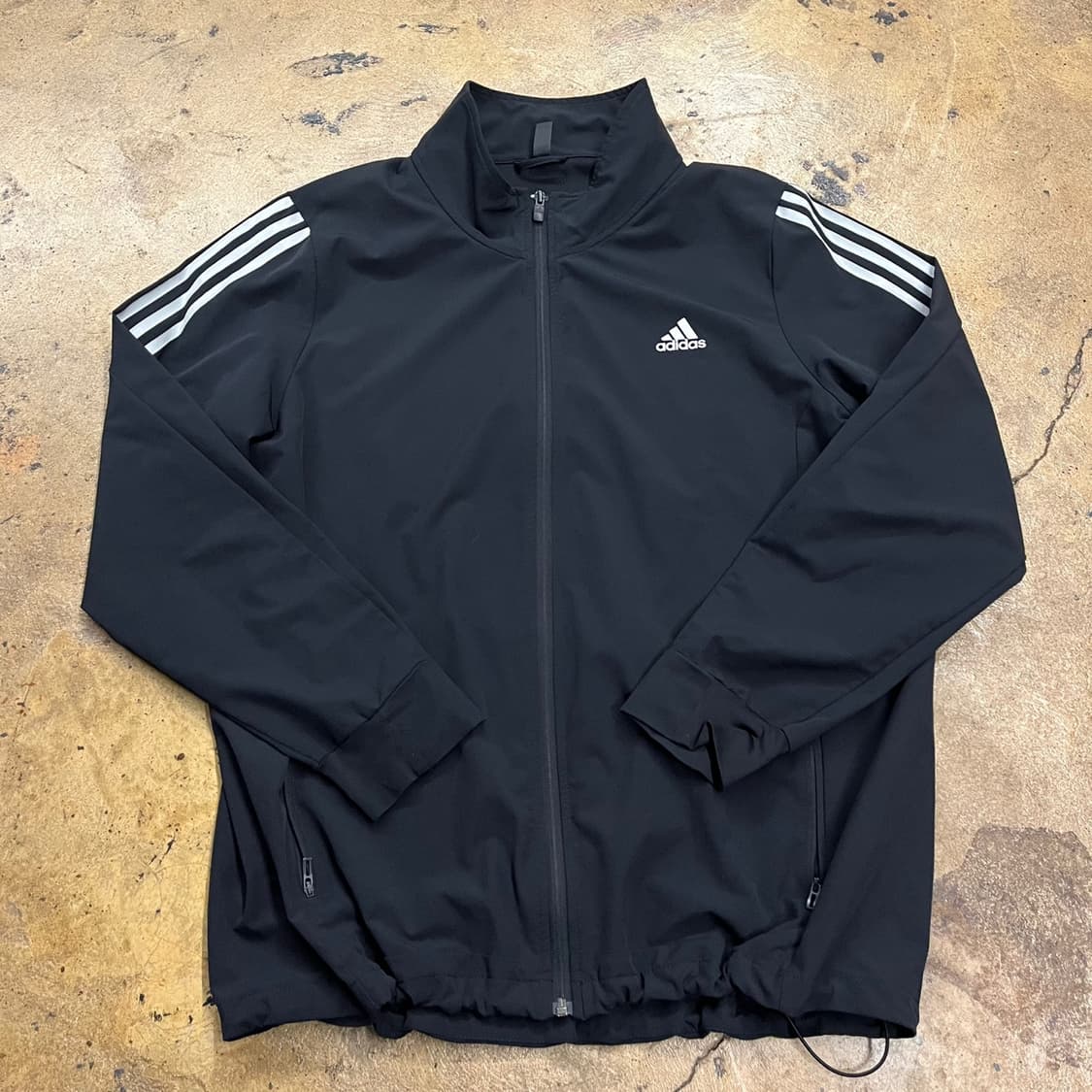 [정품/4XL] 아디다스 블랙 삼선 트랙 자켓 b16 상품이미지2