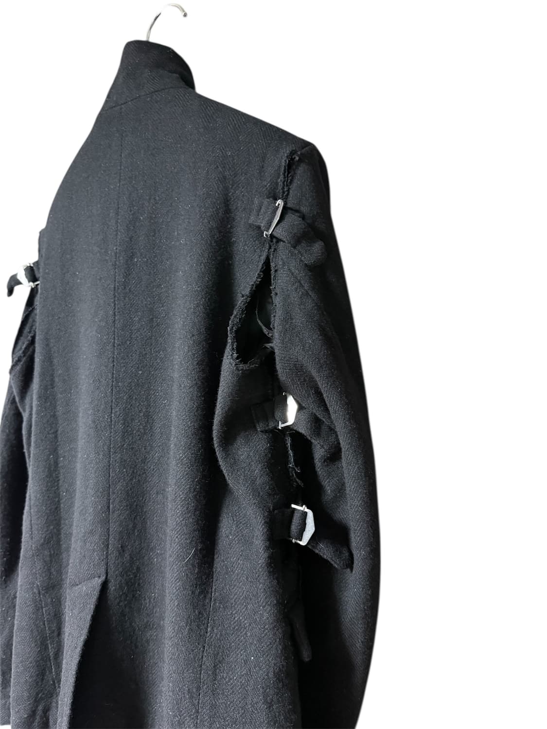 꼼데가르송 블랙 울 버틀 디테일 자킷 상품이미지1