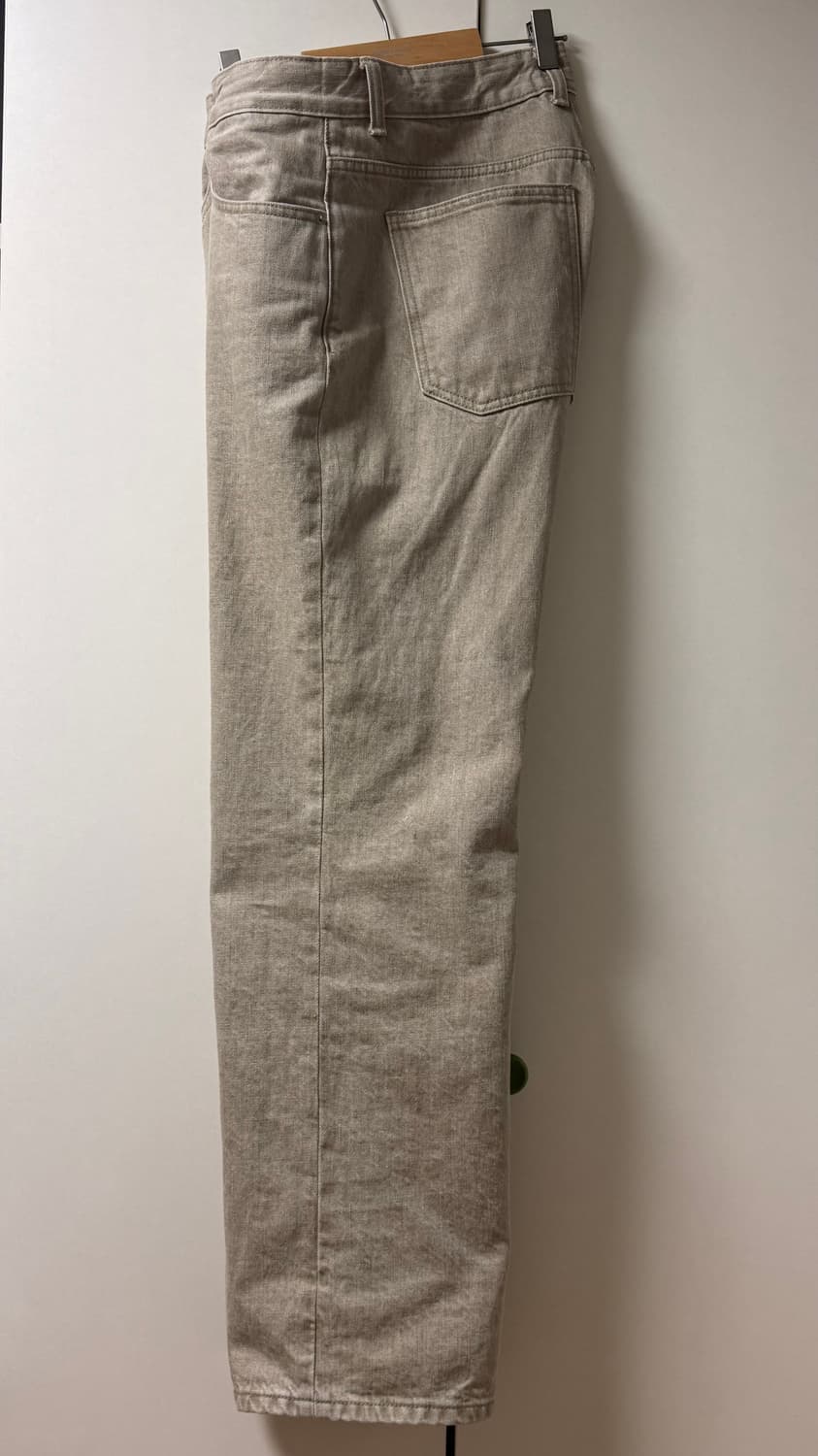 [L] youth straight denim sand beige 상품이미지2