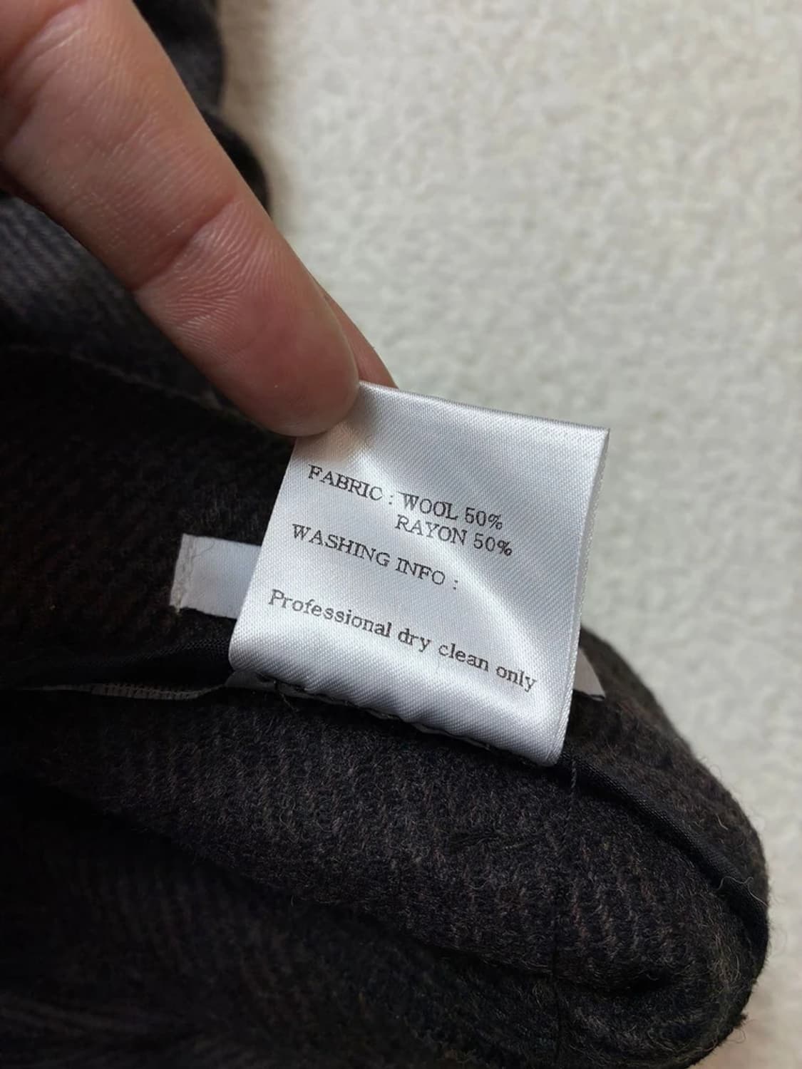 포저 POSZER 울 헤링본 투턱 와이드 팬츠 PN6418 상품이미지8