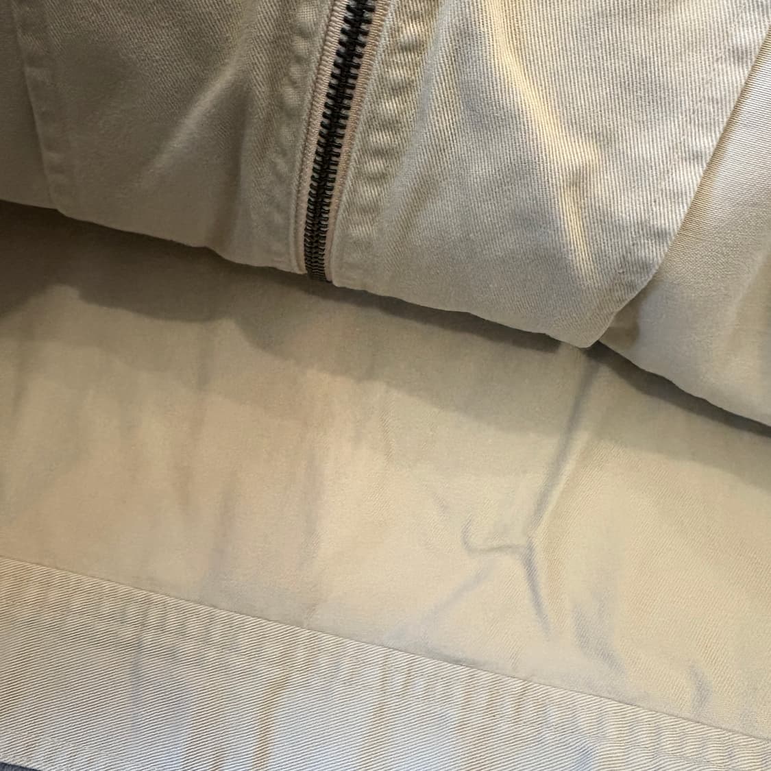 폴로 정품 국내 두산 베이지 스윙톱 자켓 상품이미지7