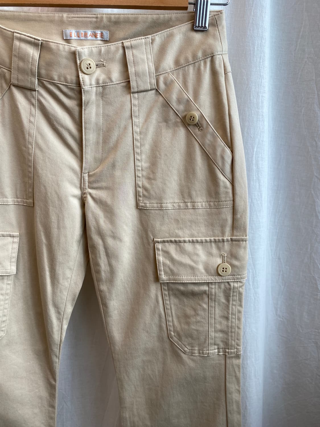 ELLE 베이지 카고 스트레이트 팬츠(24) 상품이미지6