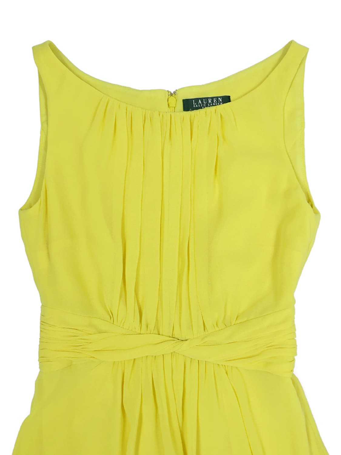 Ralph Lauren Dress yellow chiffon 상품이미지2