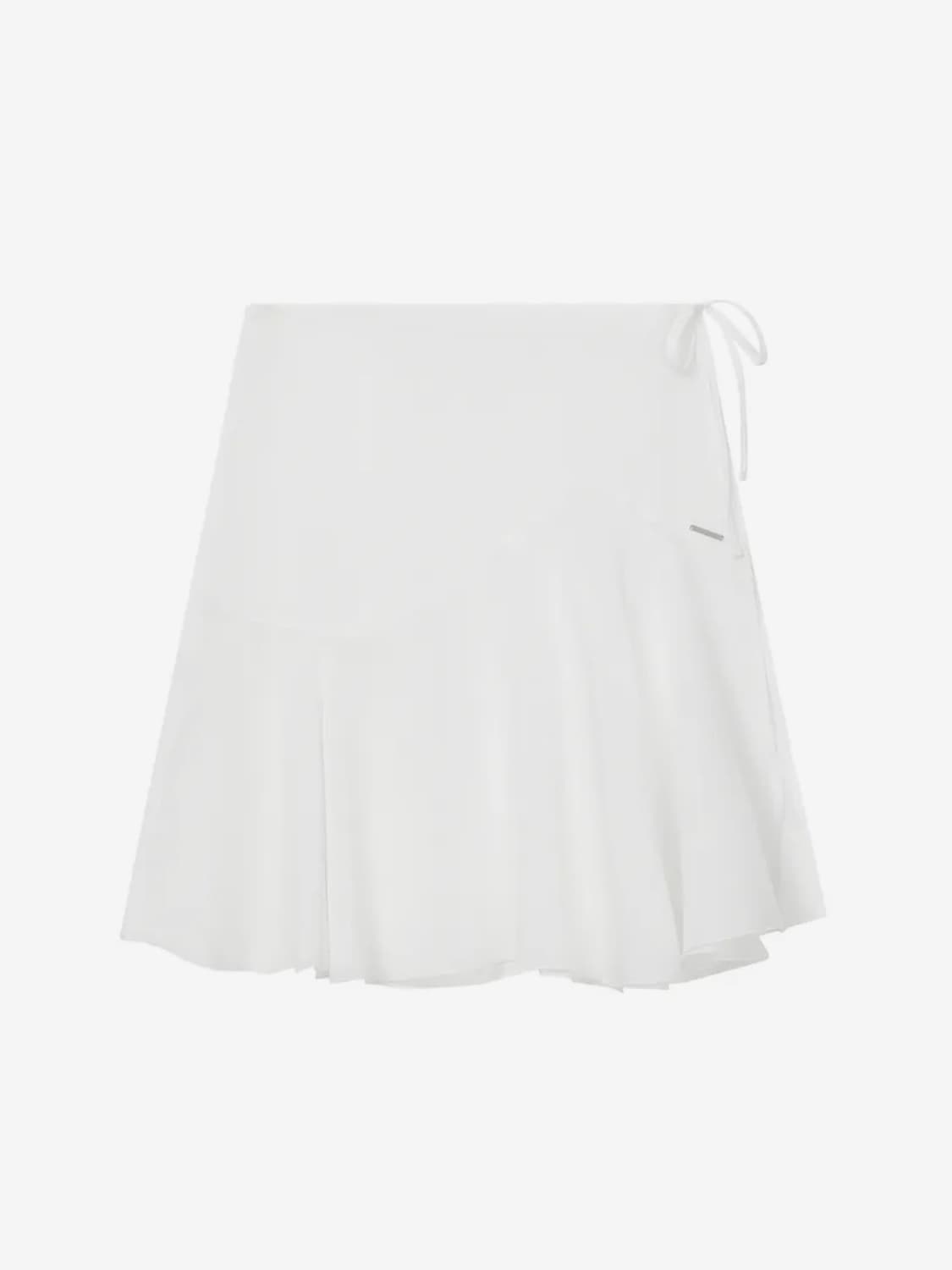 미세키서울 시어 레이어드 랩 스커트 상품이미지1