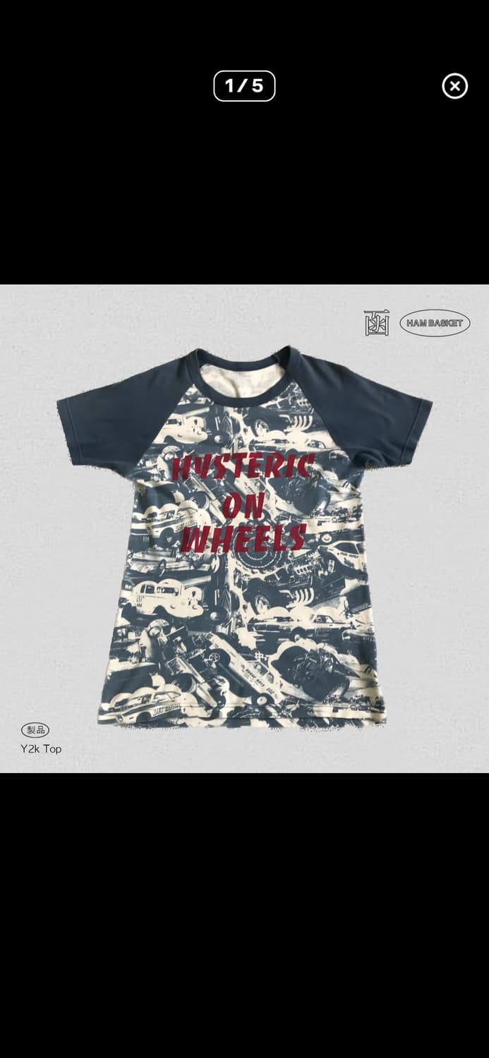 히스테릭 글래머 반팔 상품이미지1