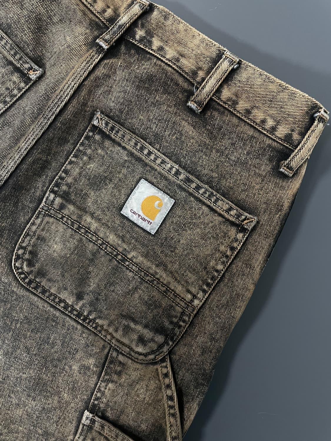 [30] 칼하트 WIP 싱클니 녹워싱 카펜터 데님팬츠 상품이미지4