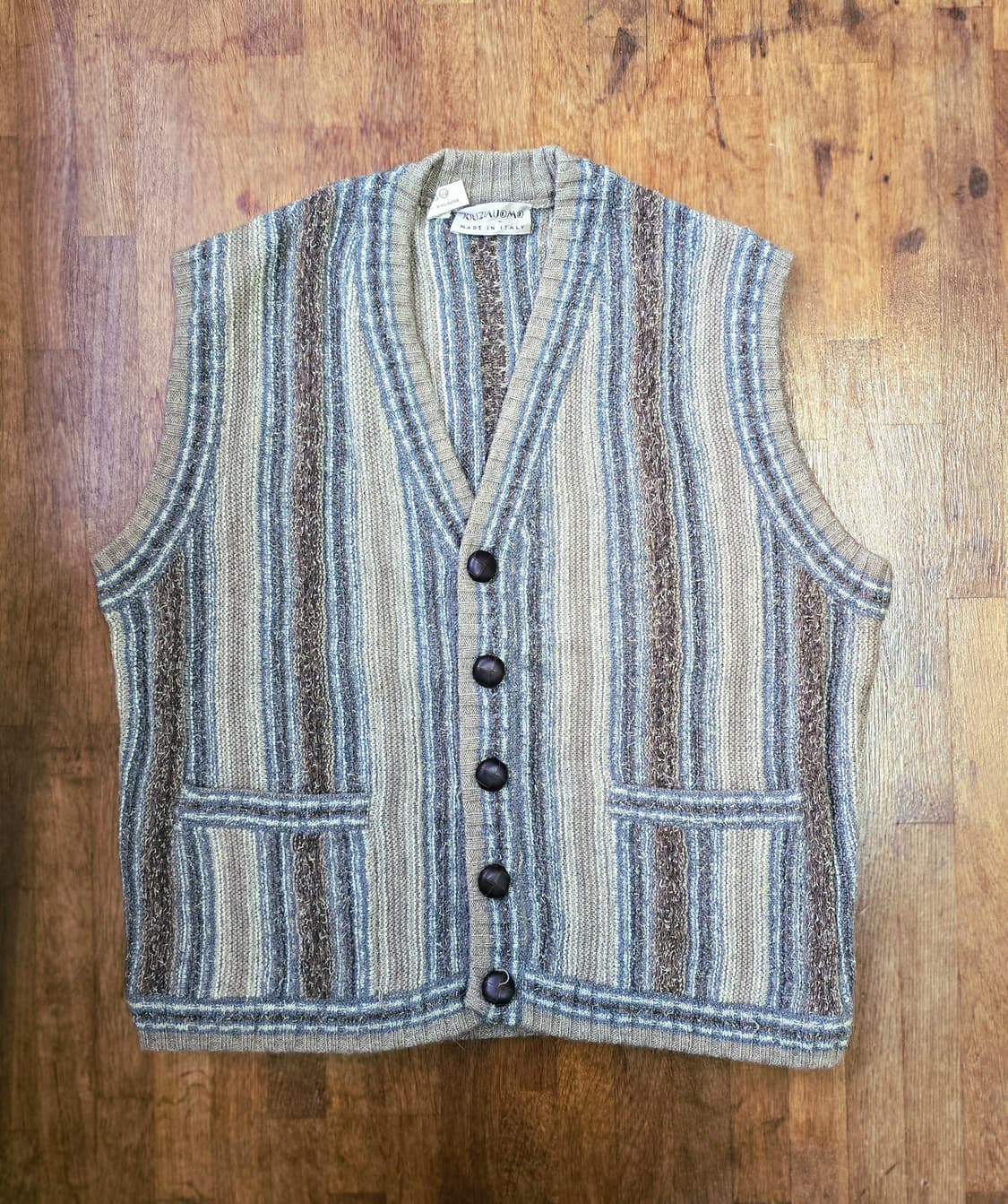 이태리 알파카 빈티지 베스트 조끼 여성 OS 상품이미지1