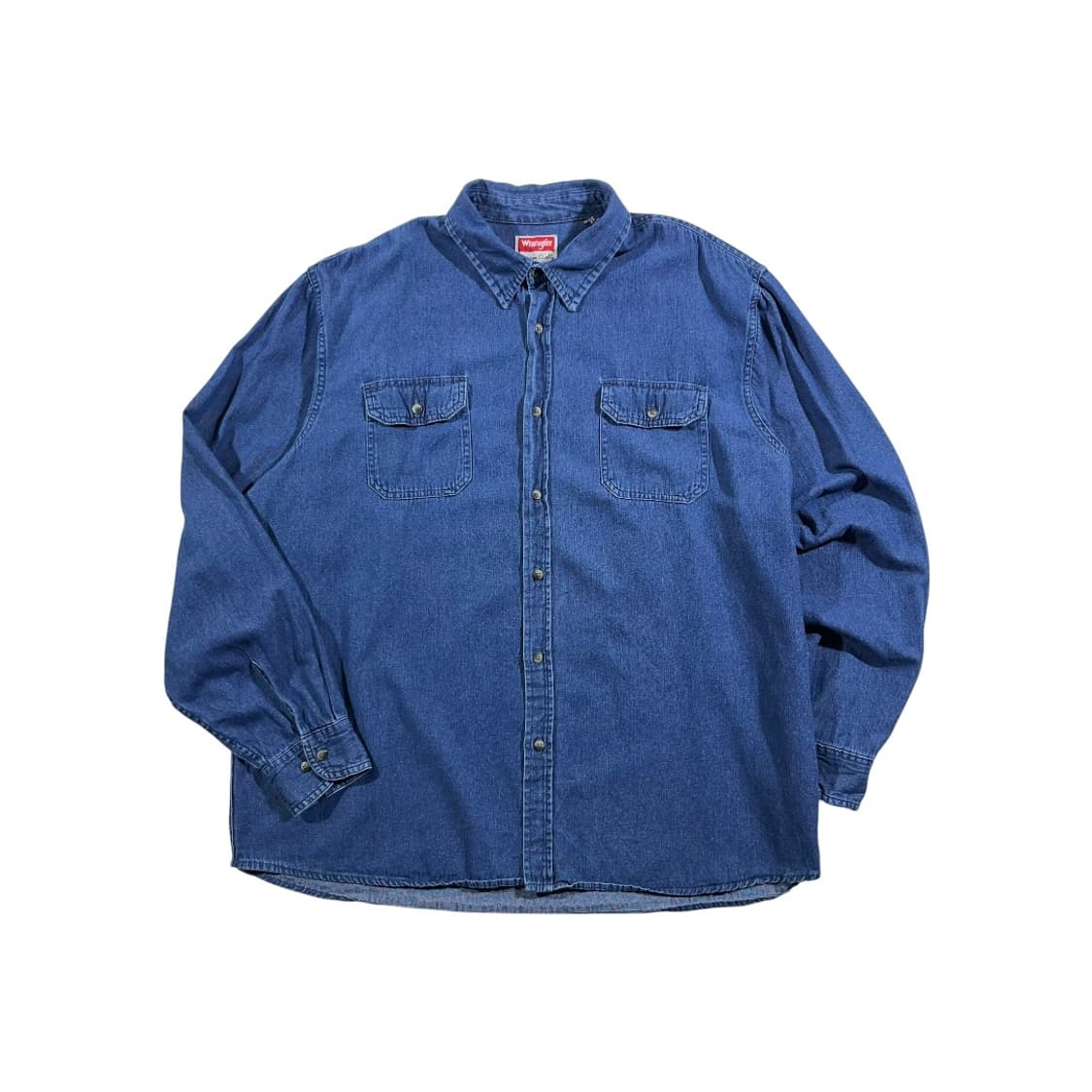 [Wrangler] 랭글러 투포켓 데님셔츠 상품이미지1