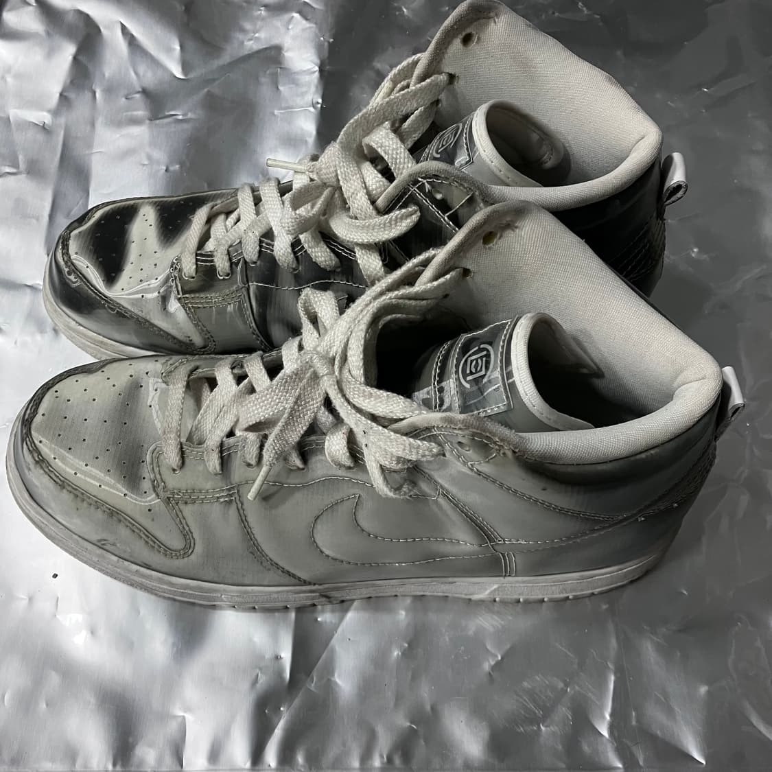 나이키덩크 하이 silver 상품이미지2