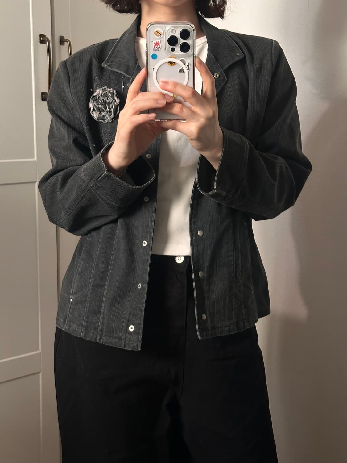 일본 빈티지 데님 셔츠 자켓 상품이미지3