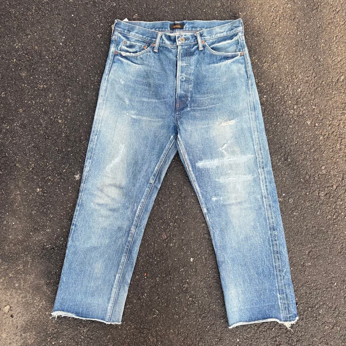 일본 치말라 셀비지 데님 팬츠 상품이미지4