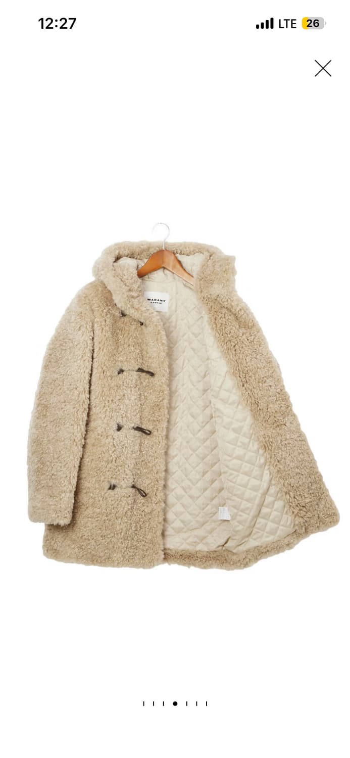 이자벨마랑 후드 더플코트 상품이미지8