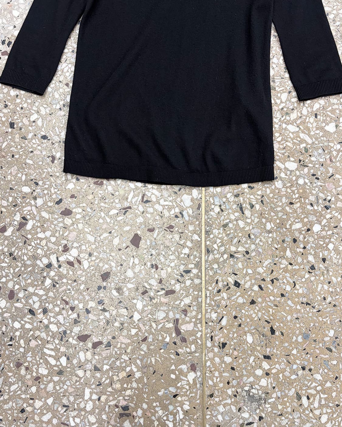 아르마니 익스체인지 메쉬 패널 니트 탑 상품이미지4