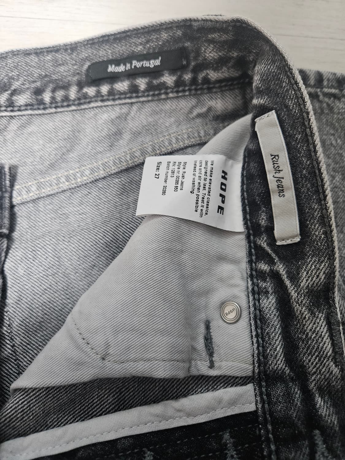 hope rush jeans  GREY 상품이미지2