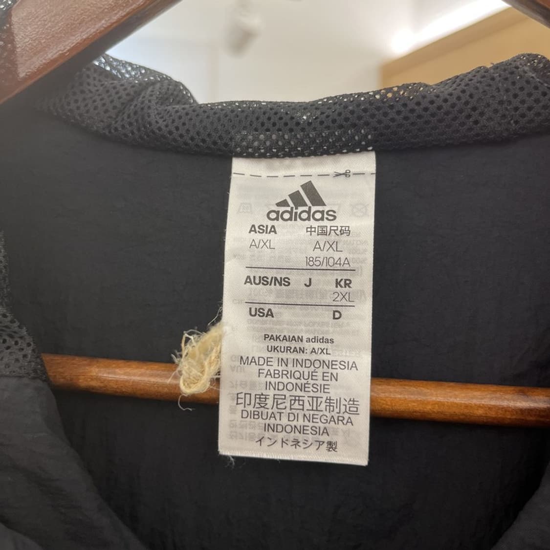 아디다스 스트릿 펑크 빅로고 바람막이 자켓 2XL C10173 상품이미지5