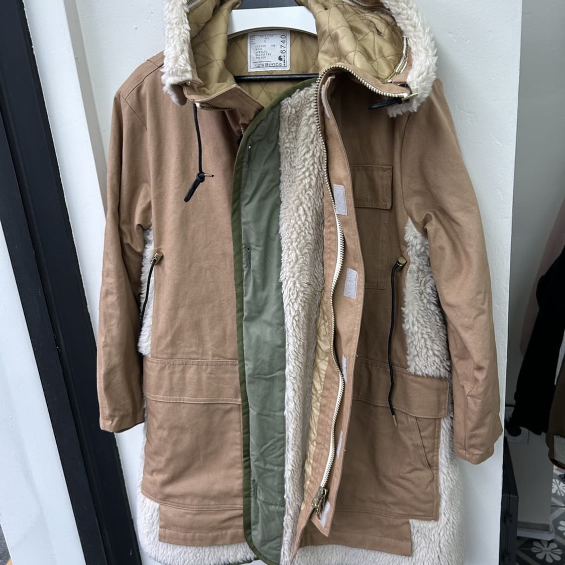 15276 - 23F/W 사카이 X 칼하트 WIP 캔버스 시베리안 파카 상품이미지8