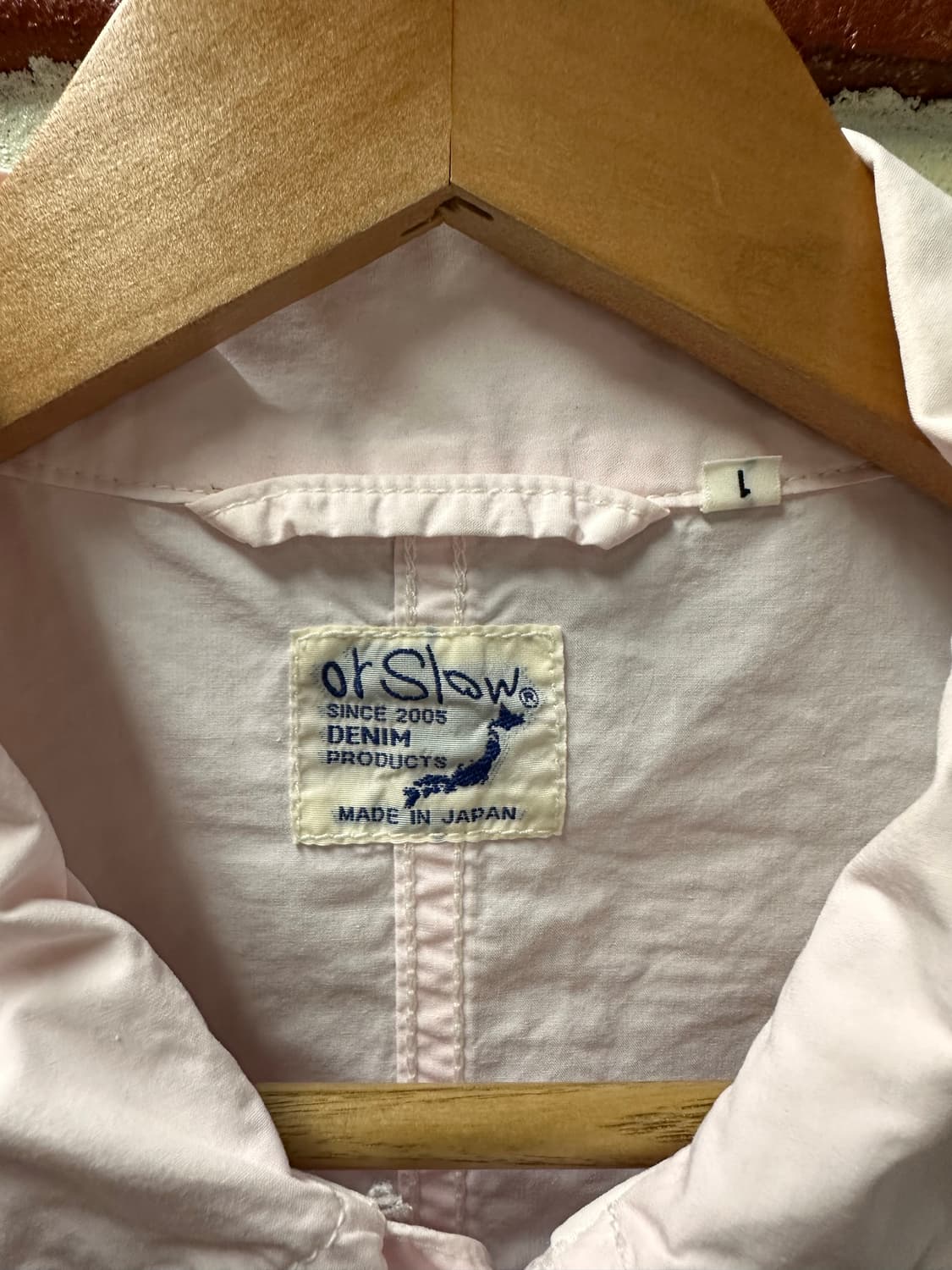 (1)오어슬로우 라이트코튼 커버올 자켓 핑크 상품이미지3