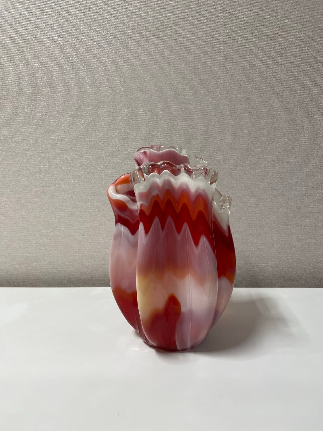 일본 마블 유리공예 수공예 화병 빈티지 소품 상품이미지4