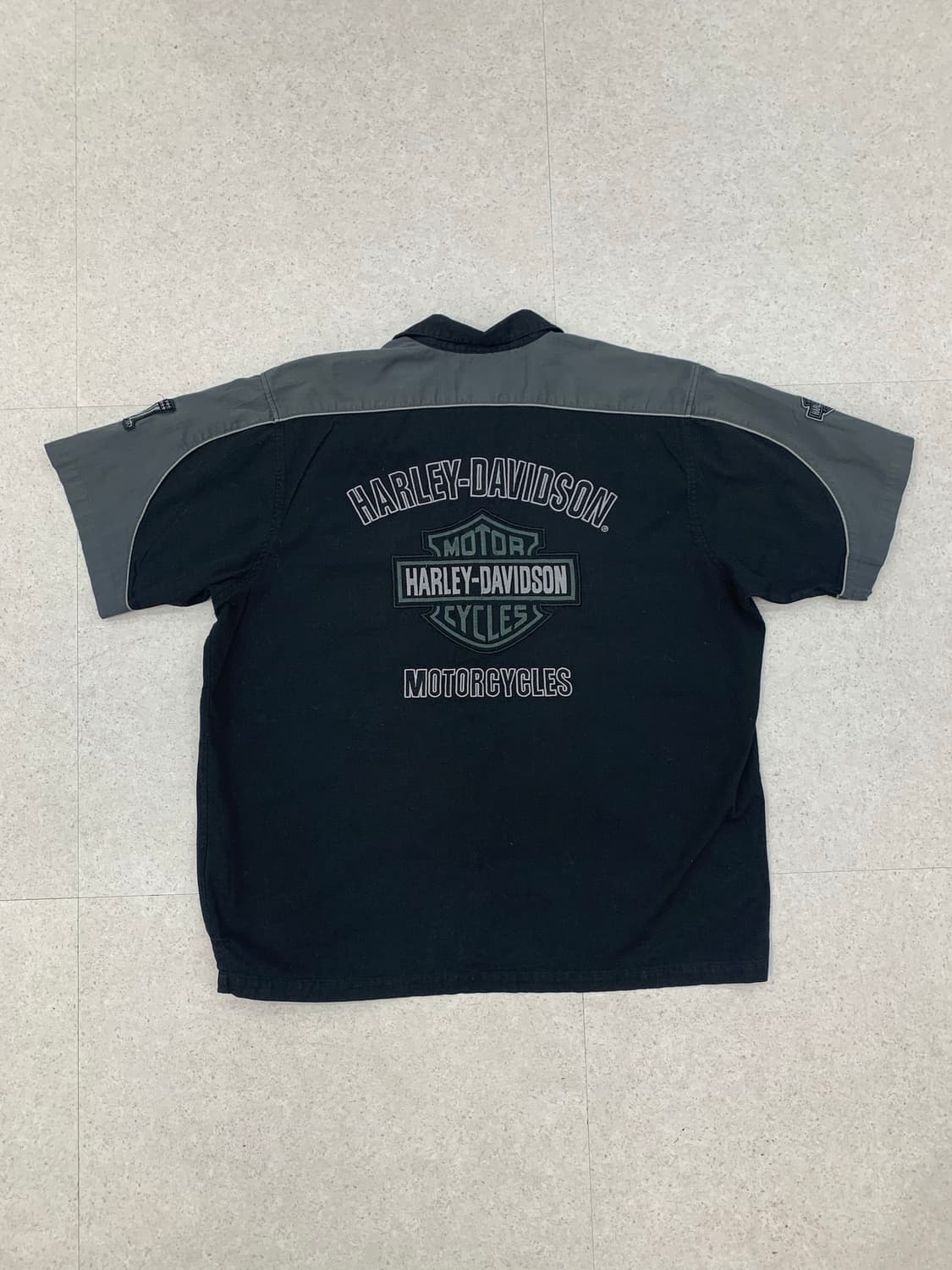 Harley Davidson 00s 할리데이비슨 레이싱 워크셔츠 상품이미지1