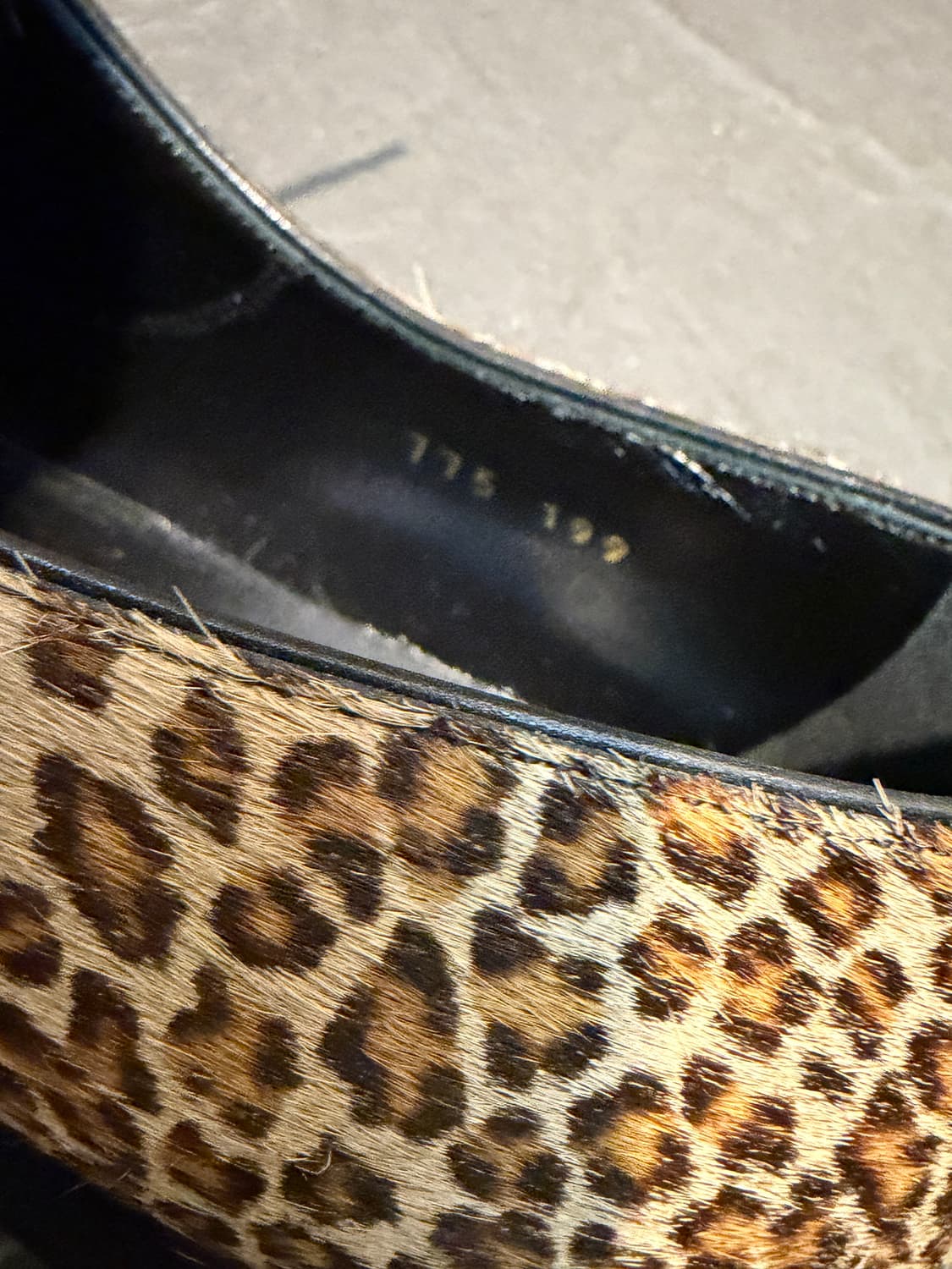 셀린느 자크노 데브리 30 부츠 레오파드 프린트 헤어 상품이미지3