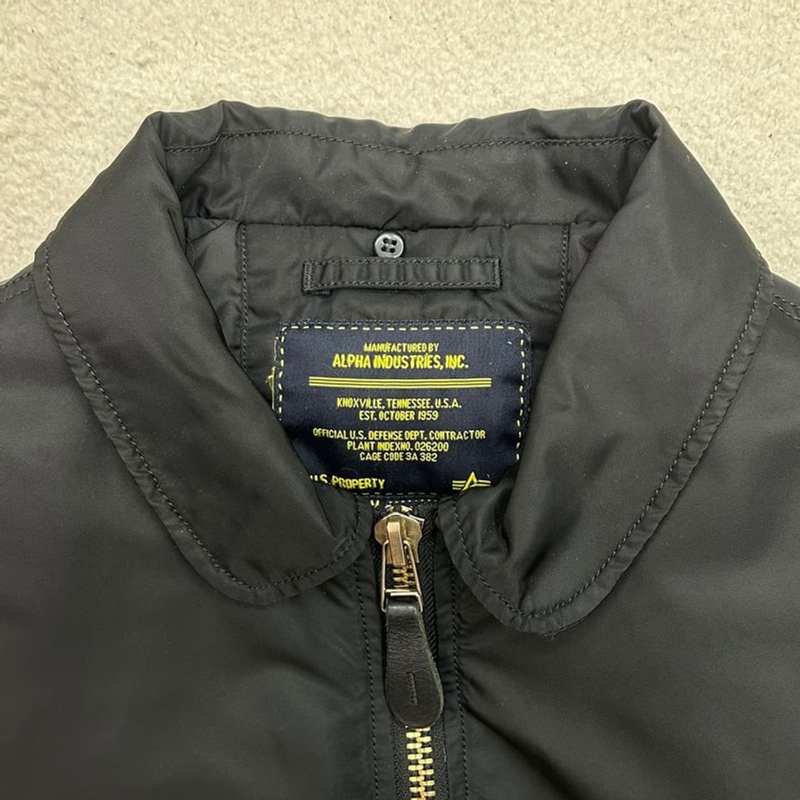 알파인더스트리 블랙 B-15 자켓 M 상품이미지5