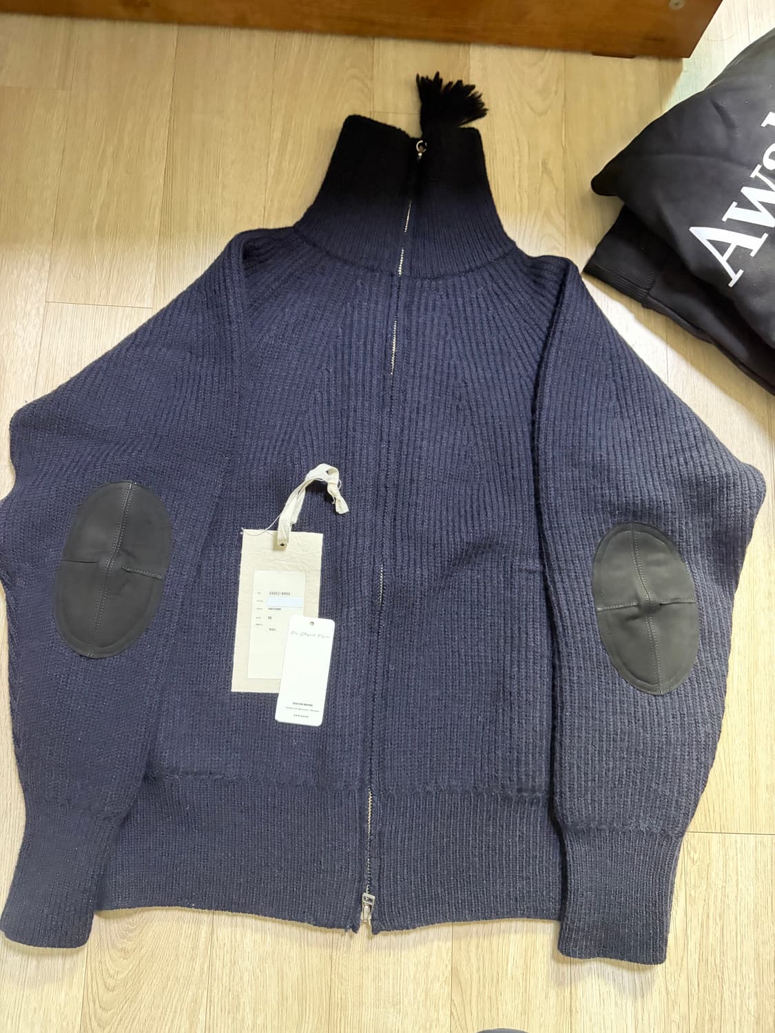 Old joe 올드조 얀 니트 집업 상품이미지1