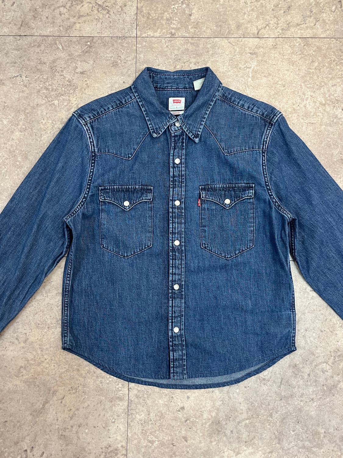 리바이스 웨스턴 데님 셔츠 S  #csz3313 상품이미지4