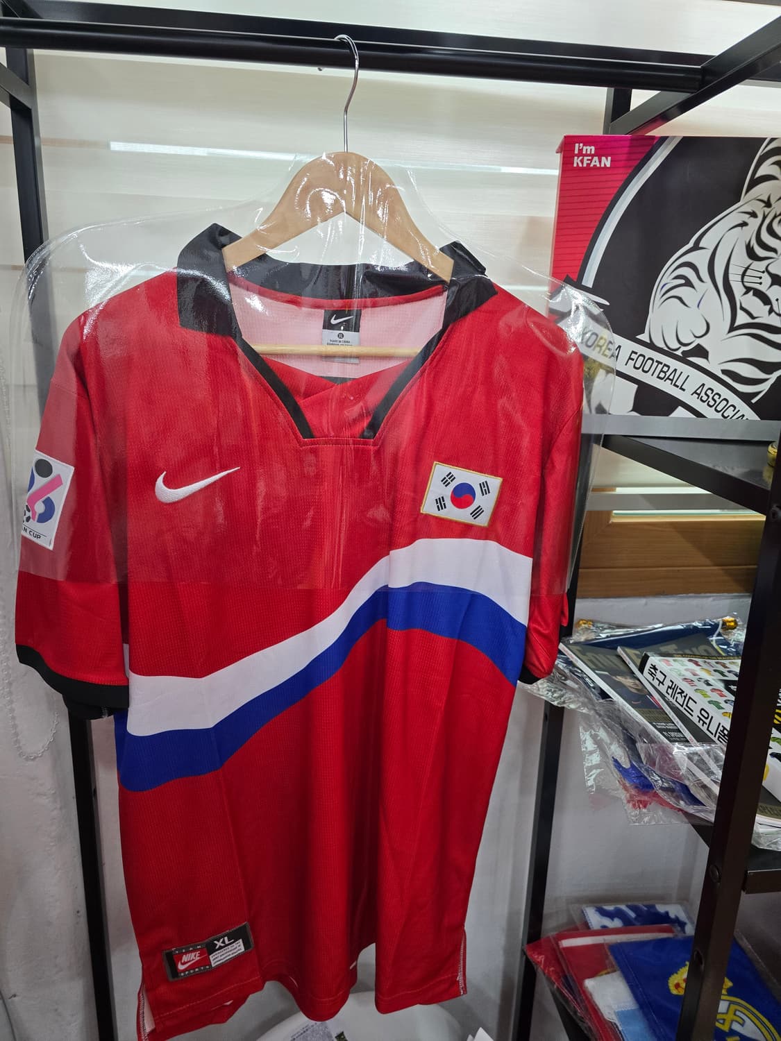 96/98 대한민국 국가대표 축구 복원유니폼 (유상철마킹) 상품이미지1