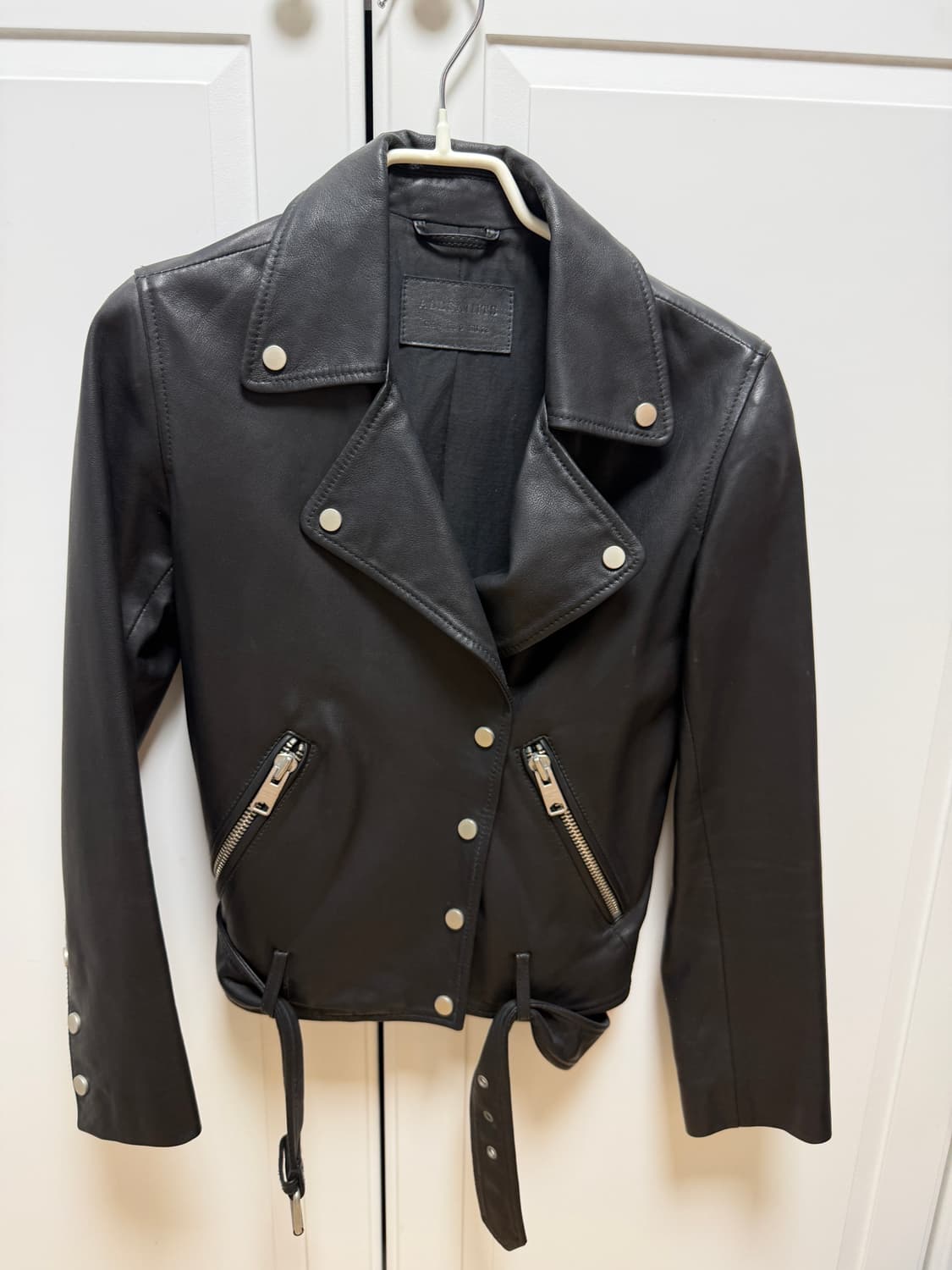 올세인츠 가죽자켓 us 4사이즈 34 상품이미지1