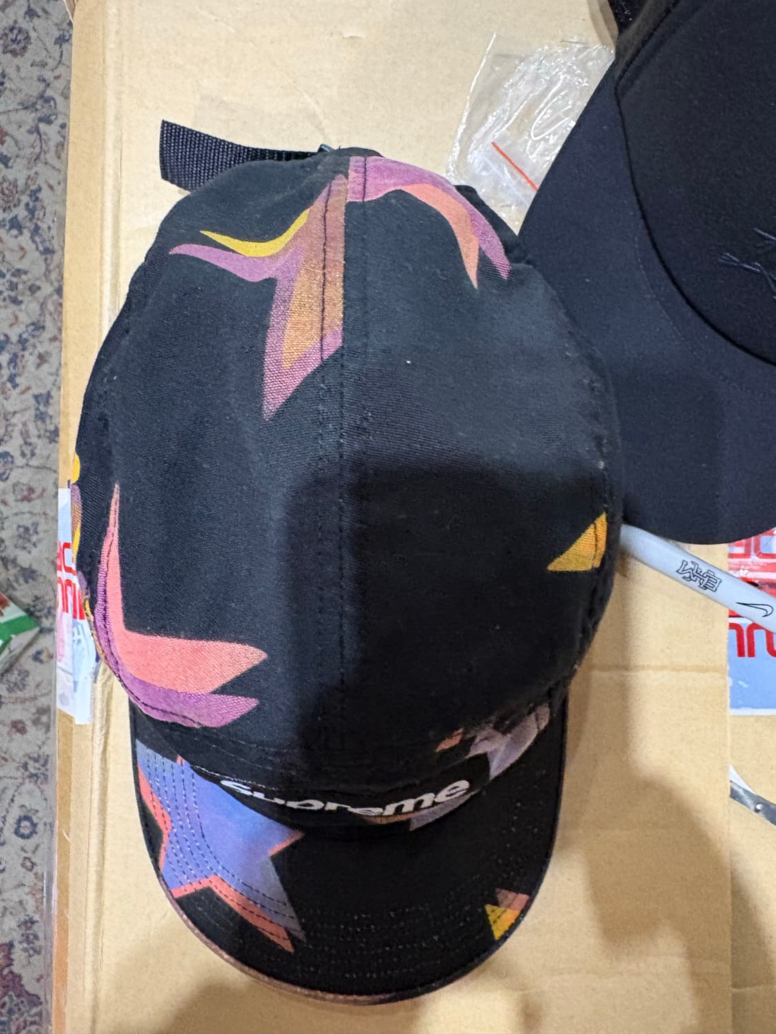 슈프림 곤즈 스타 캠프캡 블랙 - 21SS 상품이미지3