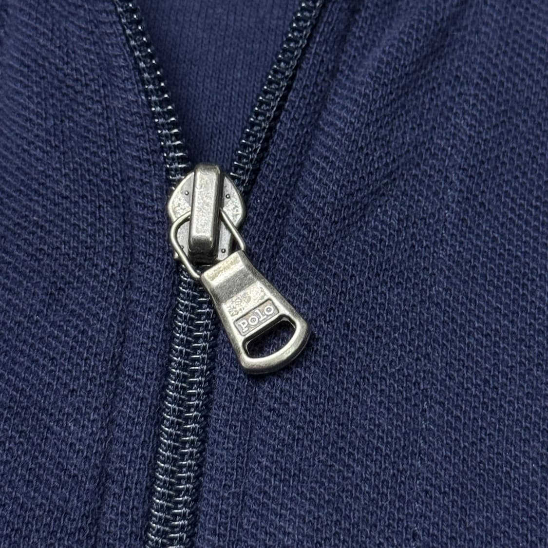 (L) 폴로 랄프로렌 사이드라인 코튼 집업 네이비 상품이미지3