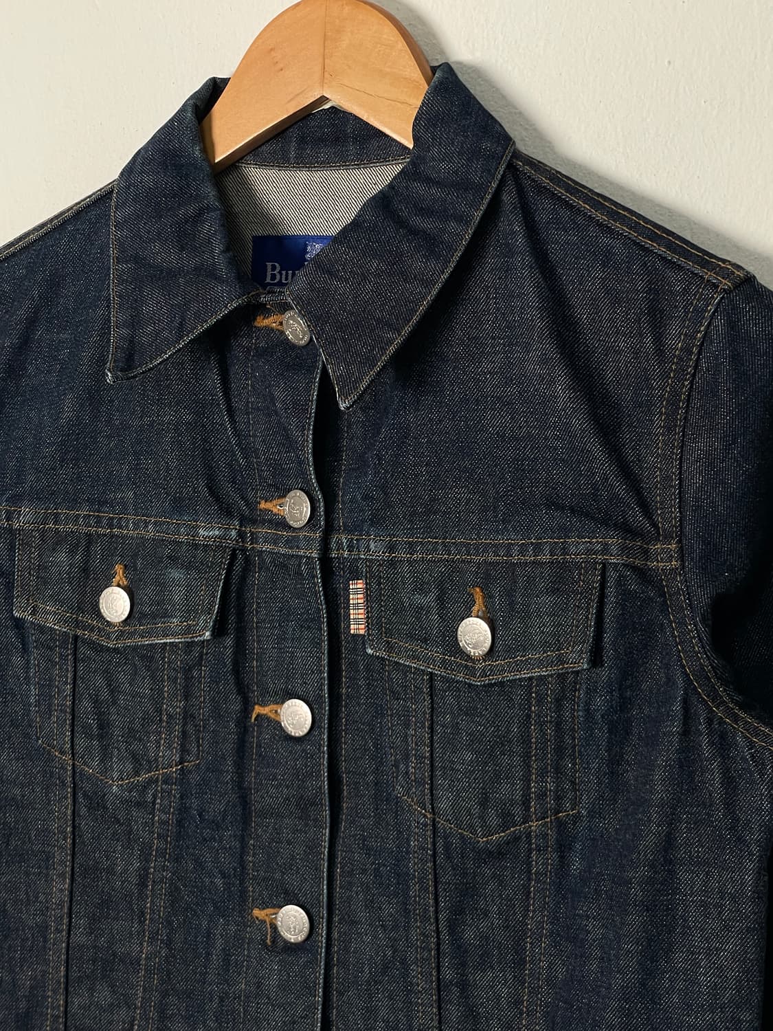 버버리 소매노바 은장 청자켓 상품이미지5