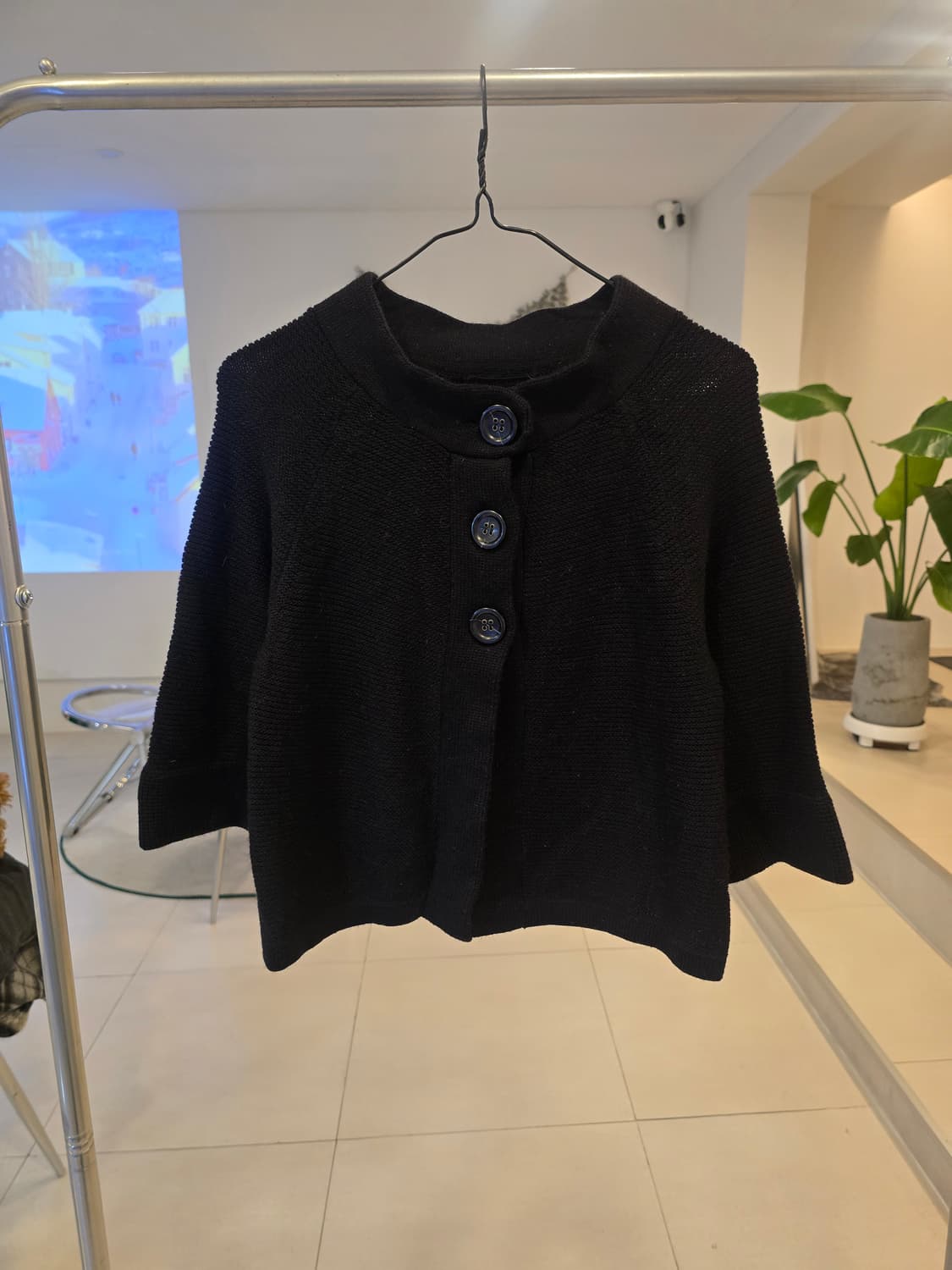 블랙니트가디건 상품이미지1