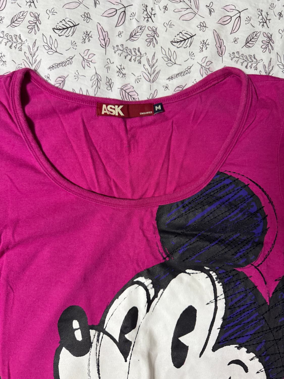 ASK MICKEY PINK T 상품이미지2