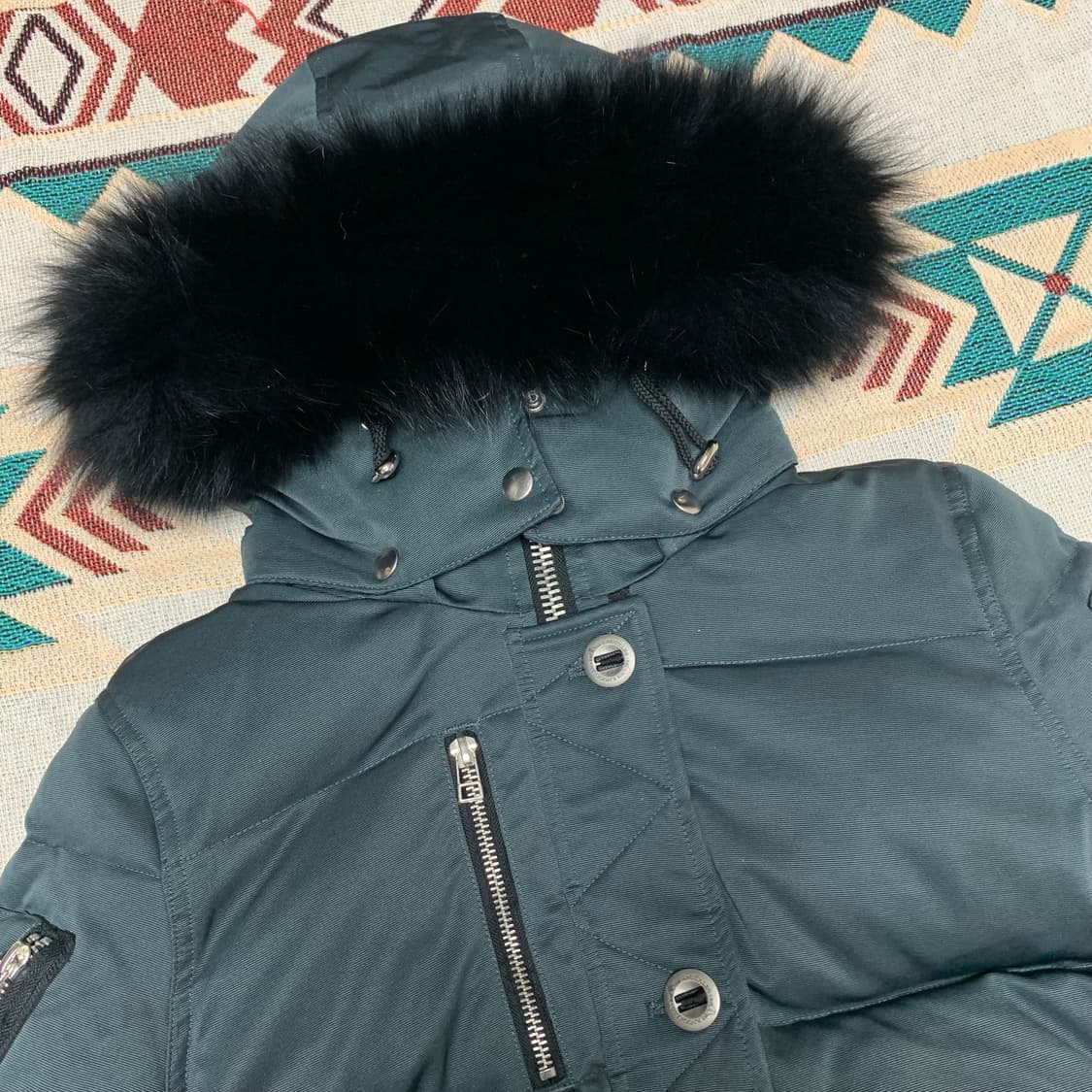 무스너클 쓰리쿼터 후드퍼 여성 패딩 상품이미지1