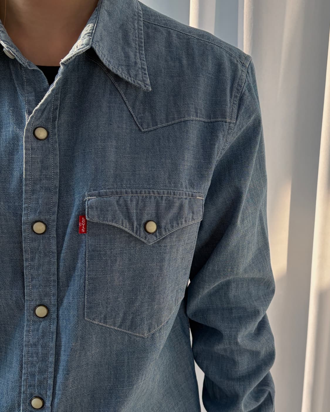 [S]리바이스 샴브레이 웨스턴 셔츠 상품이미지4