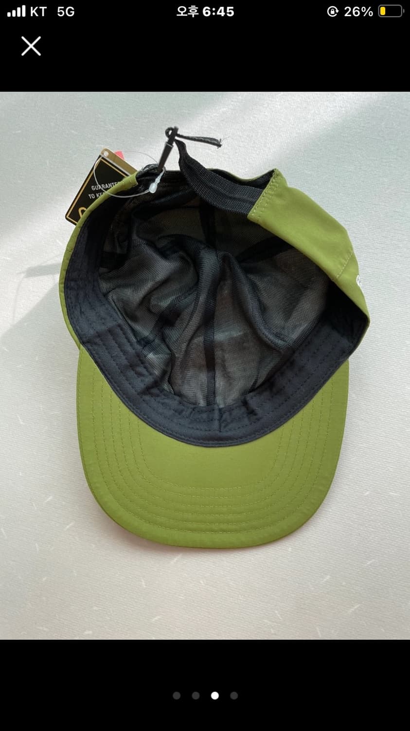슈프림 고어텍스 S로고 볼캡 그린 새제품 상품이미지5