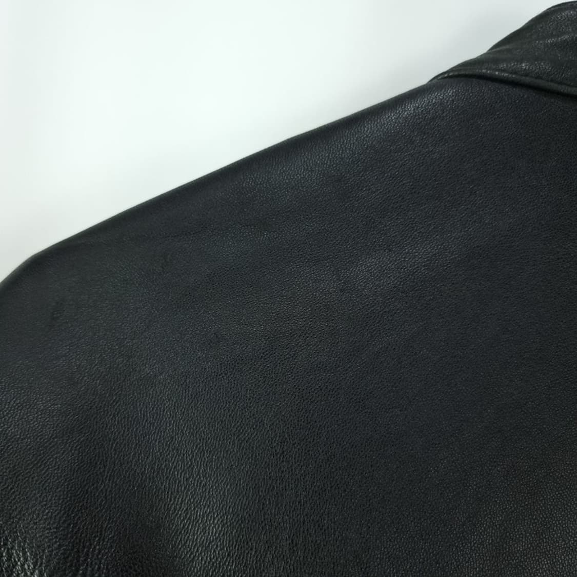 [빈티지] 리얼 램스킨 양가죽 카페레이서 싱글 집업 레더자켓 M20086 상품이미지9