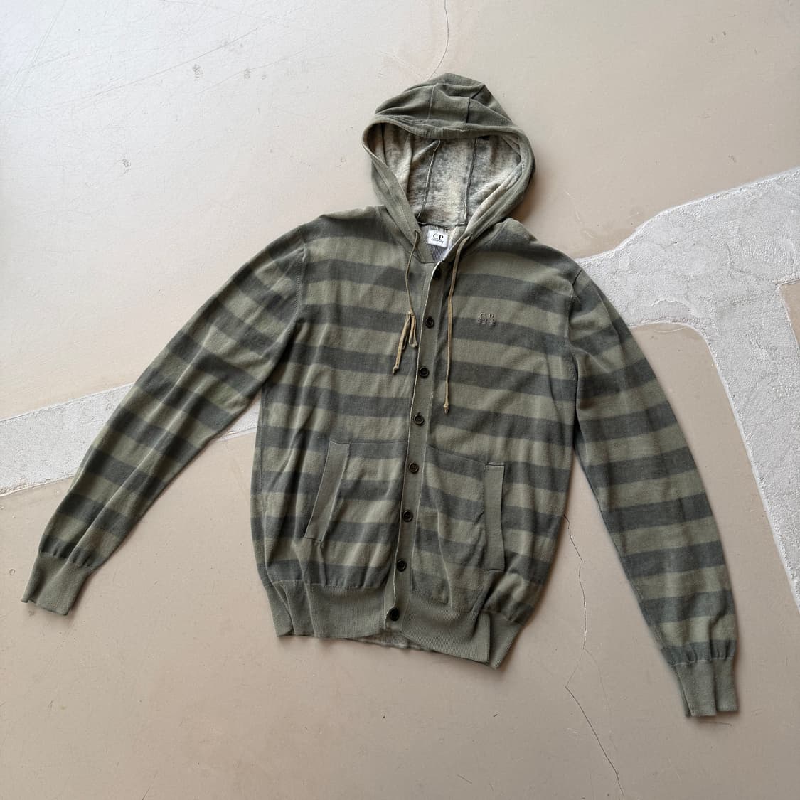 00s cp컴퍼니 스트라이프 후드 가디건 상품이미지2